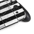 Black and White Striped Marble Nintendo Switch OLED (2021) Skin